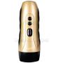 Mens Hand Free Aǐrcráft Cup USB Charged 10Speed Tight Vàgínà Electric Male Màsturbator Silicone Vacuum Realistic Vàgínà Real Vībrátór Ad?lt Toys for Men,Blue