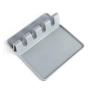TOPmountain Silicone Tableware Mat Tableware Storage Mat Actual Green Silica Gel Kitchen Table
