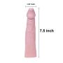 NewMaxer Penis Extender Soft Silicone Condom Extender Enlarger Sleeve Condom Sexual Delay Ejaculation Toy for Men (B)