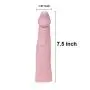 NewMaxer Penis Extender Soft Silicone Condom Extender Enlarger Sleeve Condom Sexual Delay Ejaculation Toy for Men (B)