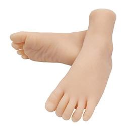 1 Pair Silicone Life Size Child Mannequin Foot Display Jewerly Sandal Shoe Sock Display Art Sketch