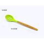 SKYyao Kitchen utensil set Silicone Kitchen 9-piece set wooden handle kitchenware silicone shovel spoon Silicone