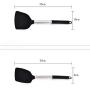 LXYLQ Silicone Kitchenware Set of 12 Cooking Spoon Shovel Set Stainless Steel Egg Beater Nonstick Pan Spatula