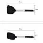 LXYLQ Silicone Kitchenware Set of 12 Cooking Spoon Shovel Set Stainless Steel Egg Beater Nonstick Pan Spatula