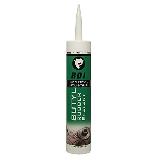 Red Devil 06970I12 06970I RD Pro, White, 10.1 oz, Case of 12 Butyl Rubber Sealant, Pack, Piece