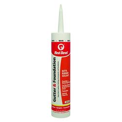 Red Devil 0697 Gutter & Foundation Sealant, White, 10.1-Ounce