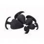 Caobodong0758 Enjoy at Any time 5PCS 5pcs/Set Silicone Anales Plugs Men and Women Share Pleasure Trainer Toys -Black caobodong0758