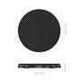 Wireless Charger 5W (2 Pack) by TalkWorks | Qi Certified Wireless Charging Pad (No Wall Adapter) for Apple iPhone XS, iPhone XS Max, iPhone XR, iPhone X, iPhone 8, Samsung Galaxy S10, 9, 8 ? Black