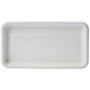 AmazonBasics Compostable Mini Tray, White, 8.3 x 4.5 x 0.6 Inches, 500 Trays