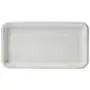 AmazonBasics Compostable Mini Tray, White, 8.3 x 4.5 x 0.6 Inches, 500 Trays