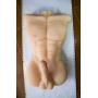 Muscular Male Model Doll Solid Silicone Man Torso Love Doll for Woman - Girlfriends Gift - Couples Surprise Toy - 13 lbs, Privacy Box (Flesh)
