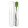 OXO Tot Mealtime On-The-Go Value Set with Roll-up Bib, Food Masher, and Feeding Spoon with Case