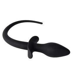 Senoow Women and Men Diary Silicone Hang Plug Dog Tail Plug Cosplay SixToyss Toy