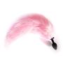 Gothing LED Light Bu~tt Plùg Silicone Insert Stopper Smooth Six Toy Game Cosplay with Faux Fox Tail
