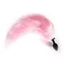 Gothing LED Light Bu~tt Plùg Silicone Insert Stopper Smooth Six Toy Game Cosplay with Faux Fox Tail
