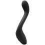 Doc Johnson TRYST - Multi Erogenous Zone Silicone Vibrator and C-Ring - Focused Stimulation For Both Partners - Synergistic Vibrations - Black