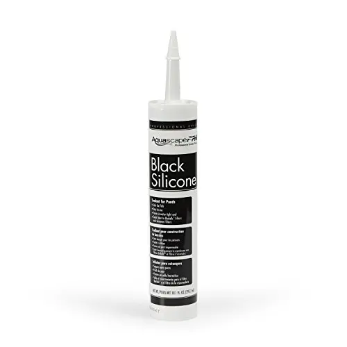 Aquascape Black Silicone Sealant, Safe for Fish, 10.1-ounce |29186