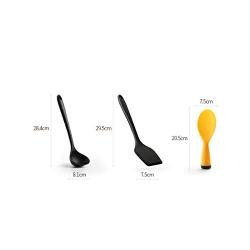 Household Spatula Set Kitchen Nonstick Cookware Shovel Silicone Spoon Rice Spoon Kitchenware Combination