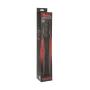 KINK By Doc Johnson The Quad Premium Silicone Whip, Black