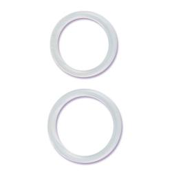 California Exotics Silicone Rings Set, Large and X-Large