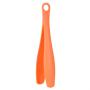 GLYNDA 4pcs Plastic Kitchen Tongs BBQ Tongs Utility Tong Cooking Utility Food Serving Tongs Kitchen Tools Green