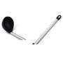 Gwjs Silicone Stainless Steel Kitchenware, Non-stick Heat-resistant Cookware Cooking Utensils Kitchen Gadget Kitchen Tools-black 35cm(14inch)