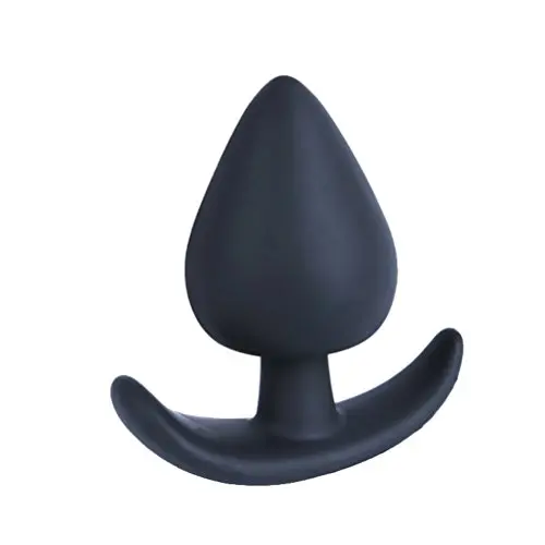Qise Three Sizes Medical Silicone Anal Plug Butt Plug Anal Sex Toy for Women and Men (M)