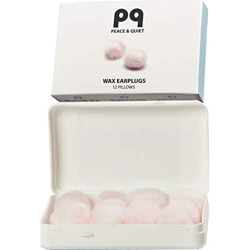 PQ Wax Earplugs for Sensetive Ears - Moldable Wax Ear Plugs for Sleeping - Swimming - Shooting - Snoring - Sound Blocking Level 32 dB - Noise Cancelling Womens Ear Plugs