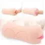 Double head Realistic Pussy masturbator for men, silicone sex doll real life with 3D vagina, blowjob sex toys masturbator for men, 0.43kg