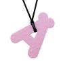 Chew Necklace for Boys and Girls - Chewable Silicone Pendant for Teething, Autism, Biting, ADHD, SPD, Sensory Oral Motor Aids for Kids, Chewy Toy Jewelry for Adults