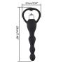 Yunestry 10pcs Silicone Vibrant Massager G Spotter Buttee for Women Men Kit BDSM Slave Bandage Flirt