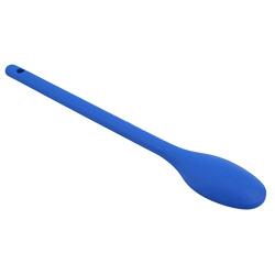 LoveAloe Kitchen Spoon Silicone Large Handle Long Cooking Mix Spoon Silicone Food Grade Kitchenware,Blue