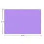 Wellhouse Soft Silicone Waterproof Baking Mat Non Stick Placemat Insulation Hot Tablemat for Baby/Kid/Children (23.6by15.7 Inch, Purple)
