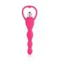 Green Baby Beginner Silicone Dildo Waterproof Anal Beads Butt Plug Vibrator Sex Toy (Rosy)