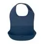OXO Tot Roll-Up Bib 2 Pack Gray/Navy