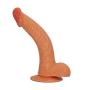 8.66 inches Rea.listic D?`ld.?s with Strong Suction Cup-Relaxation Massager Wand Toys Silicone Material