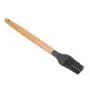 Wood Handle Silicone Kitchenware Non-stick Cook Utensils Create a Warm Kitchen for U(Butter Brush)