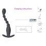 Man Víb`r``át??g Aāl Beads Ví`brát`ór Silicone 10 Modes Pr`?st`āte Massager S`èx T`oys for Women