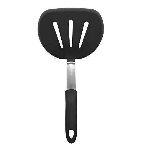 Antennababy Silicone Kitchenware High Elasticity High Temperature Silicone Spatula Household Heat-Resistant Silicone Shovel Kitchen Cooking Utensils,a