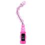 FW 6 Frequency Spinning Vibrating Plug Massage Soft Beads Toys for Couples Plug Silicone Products,Pink