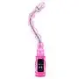 FW 6 Frequency Spinning Vibrating Plug Massage Soft Beads Toys for Couples Plug Silicone Products,Pink