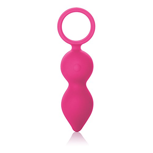 CalExotics Silhouette S1- Silicone Ben Wa Kegel Weights ? Hands Free Vibrating Pelvic Floor Exercise ? Waterproof Adult Sex Toys - Pink
