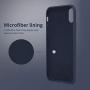 for iPhone X Case, OTOFLY [Silky and Soft Touch Series] Premium Soft Silicone Rubber Full-Body Protective Bumper Case Compatible with Apple iPhone X(ONLY) - Midnight Blue