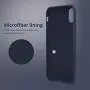 for iPhone X Case, OTOFLY [Silky and Soft Touch Series] Premium Soft Silicone Rubber Full-Body Protective Bumper Case Compatible with Apple iPhone X(ONLY) - Midnight Blue