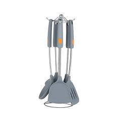 Food Grade Non-stick Pan Silicone Shovel High Temperature 304 Steel Kitchenware Set