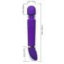 C-Lítoris V-?brátor Toys USB Rechargeable Silicone Waterproof Handheld Magic Wand -Dark Purple by Dwoon