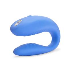 We-Vibe Match Couples Vibrator, Dual Stimulation, 10 Levels, Rechargeable, Waterproof, with Remote + We-Vibe 30ml Lube