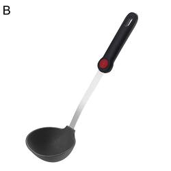 Yvetti Kitchen Utensil Set Durable Non-Stick Silicone High Temperature Resistant Shovel Spoon Brush Kitchenware Cooking Tools Best Kitchen Gadgets for Gift Black B