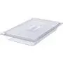 Carlisle 10210U07 StorPlus Full Size Polycarbonate Universal Handled Food Pan Lid, Clear