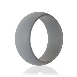 Swagmat Silicone Wedding Ring for Men ? 3 Packs & Singles ? Black, Grays & Blue - 8.7mm Wide: Leading Brand for Comfort of Rubber Wedding Bands for Men - 2 mm Thickness